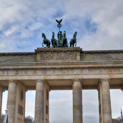 The Brandenburg gate is one of the most popular tourist places in berlin